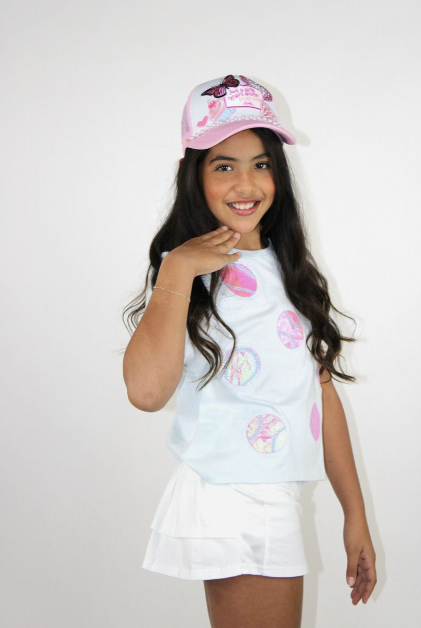 Country Air Baseball Applique Shirt