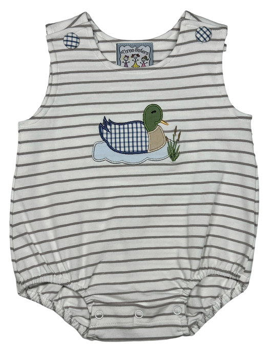 TS Duck applique Boys Bubble