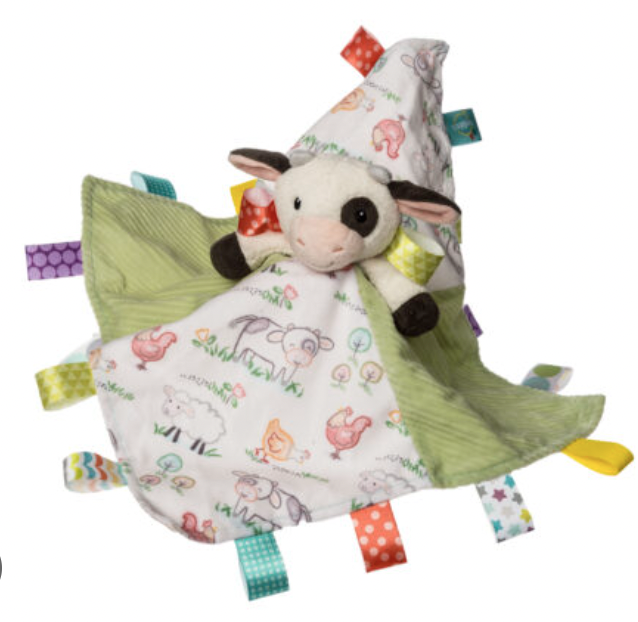 Taggies Buttercup Cow Character Blanket