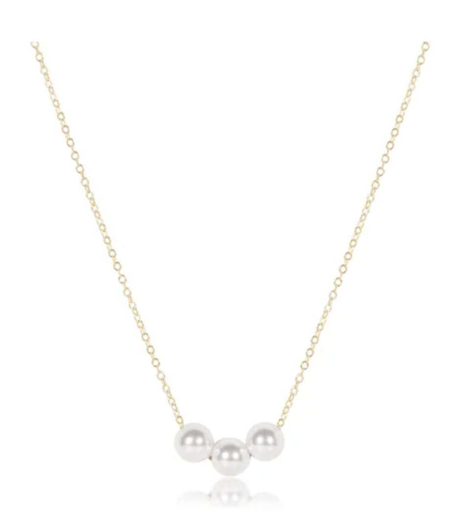 egirl 14" necklace gold- joy pearl