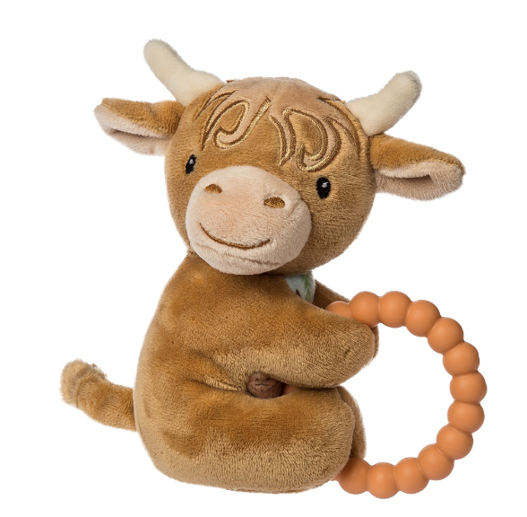 Hetty The Highland Cow Teether Rattle