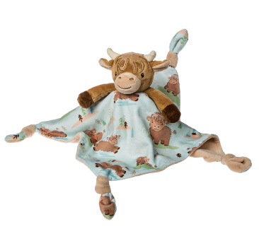 Hetty The Highland Cow Character Blanket