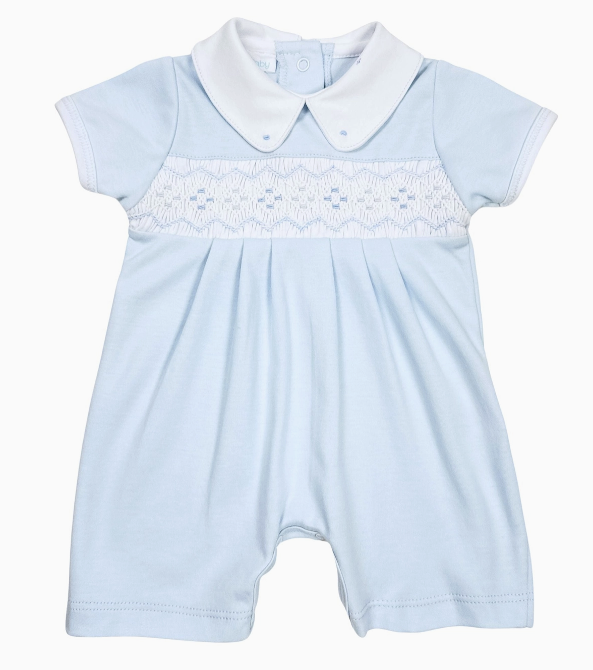 MB Ethan Smocked Short Playsuit