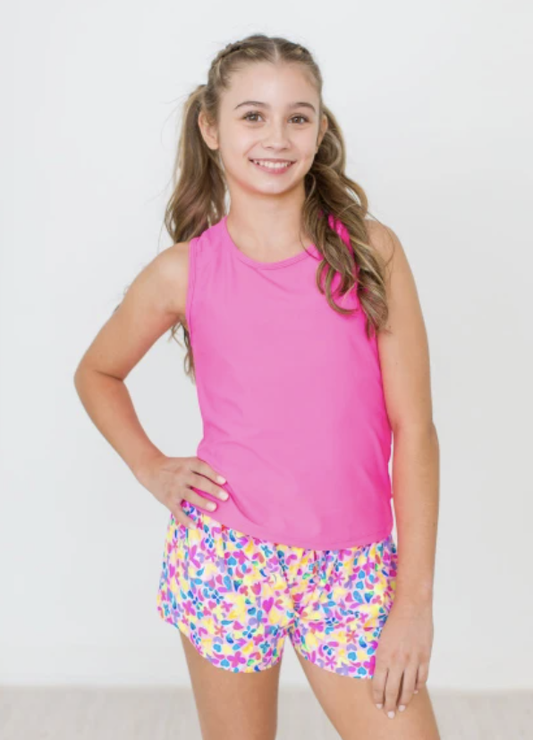 hot pink athletic top