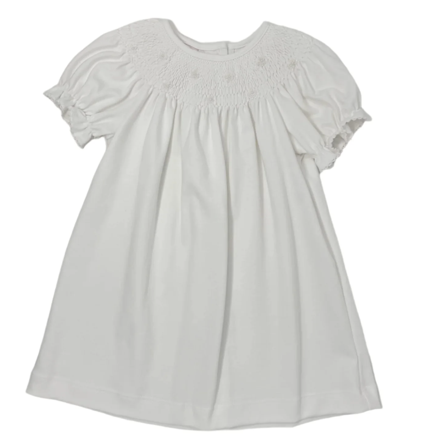 Petit Bebe Kylie White Smock Bishop