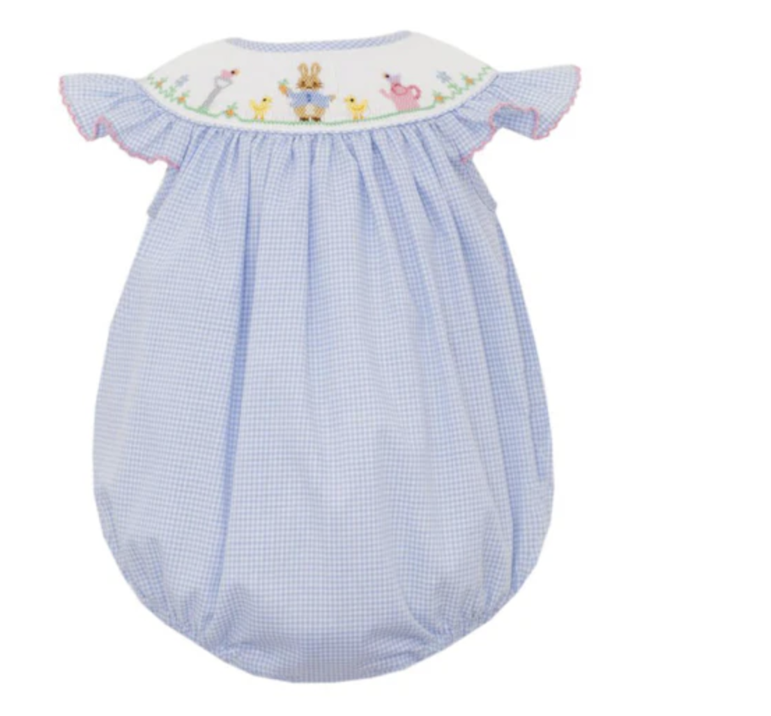 Petit Bebe Peter Rabbit Girl Smock Bubble