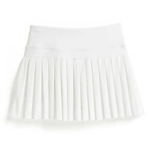 Tractr Tennis Skort White