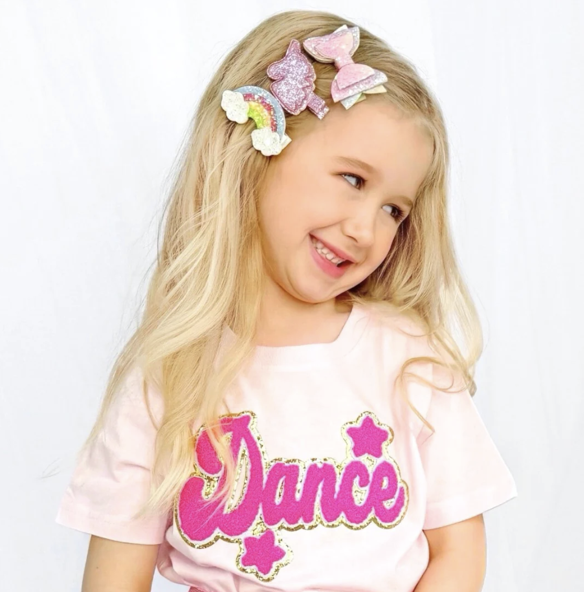 Dance Script Patch Short Sleeve T-Shirt - Ballet