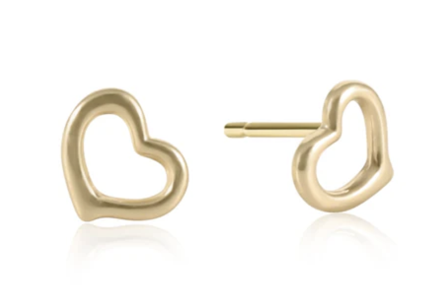 Egirl Gold Love Stud