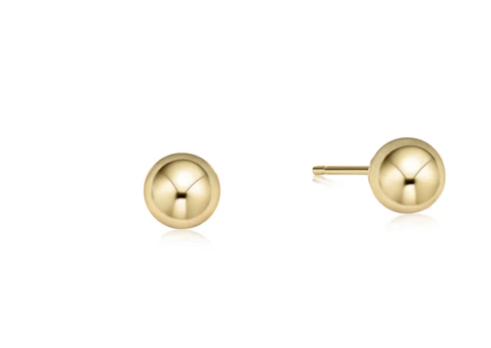 Egirl Classic 6MM Gold Ball Stud