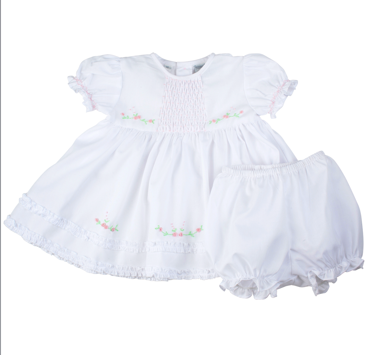 Feltman Brothers Honeycomb Smocked Ruffle Dress