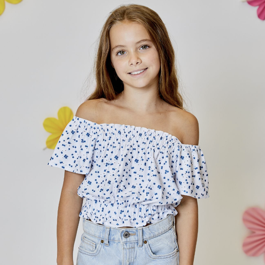 Blue Waves Combo Top