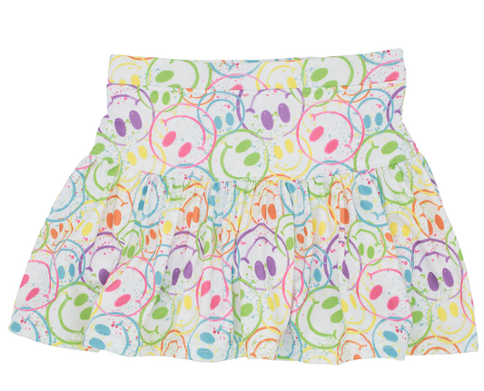 Splatter Smiley Skort