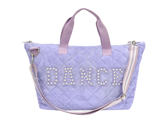 Love To Dance Quilted Overnight Bag