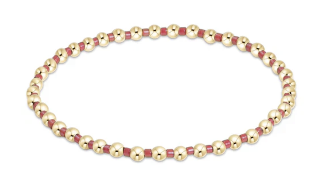 Egirl Hope Grateful Bracelet- Bright Pink