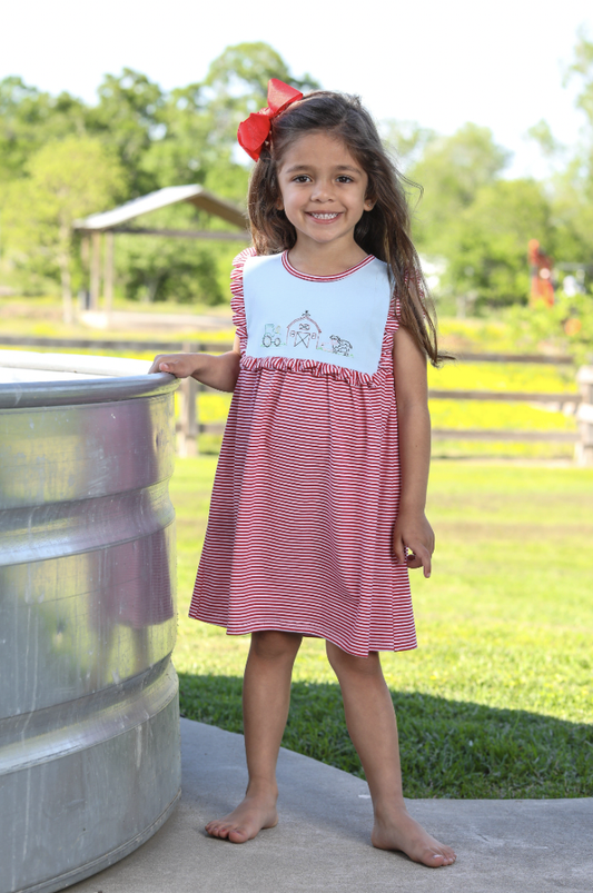 TSK Farm Embroidery Dress