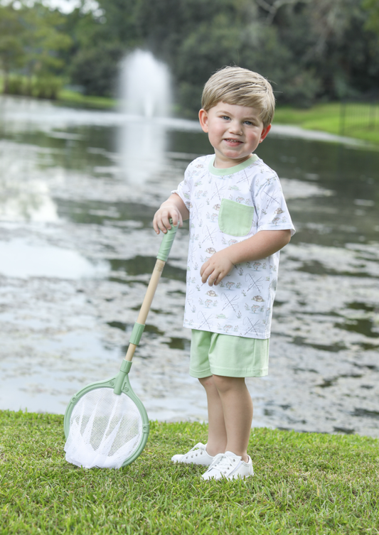 TSK Gone Fishin' Pocket Short Set
