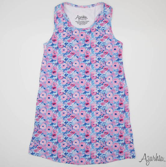Blooming Petals Izzy Tennis Dress & Biker Short Set