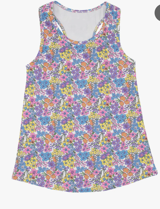 Wild Flowers Racer Back Tank