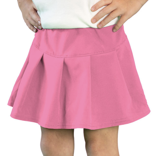 Tennis Skort in Solid Hot Pink