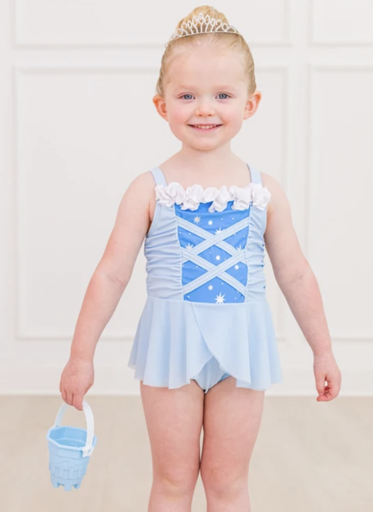 Glass Slipper Princess Dress-Up One Piece