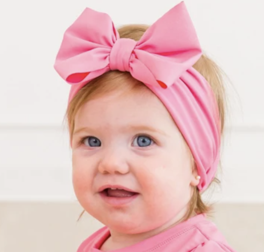 Rose Shimmer Swim Bow Headband