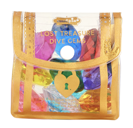 Gold Sparkly Gem Dive Toys