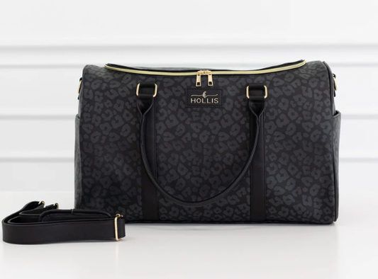 Black Leopard Weekender