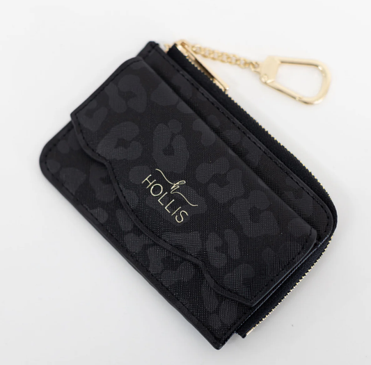 Black Leopard Coco Card Holder