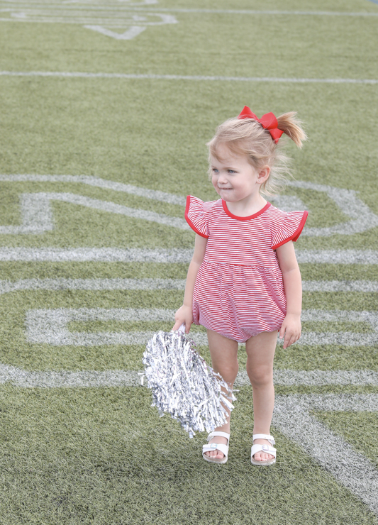 TSK Lucy Game Day Bubble- Red Stripe