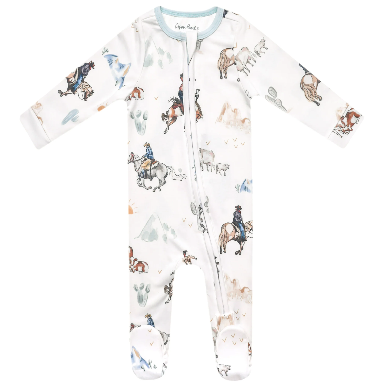 CP Boone Zip-Up Footie Pajama