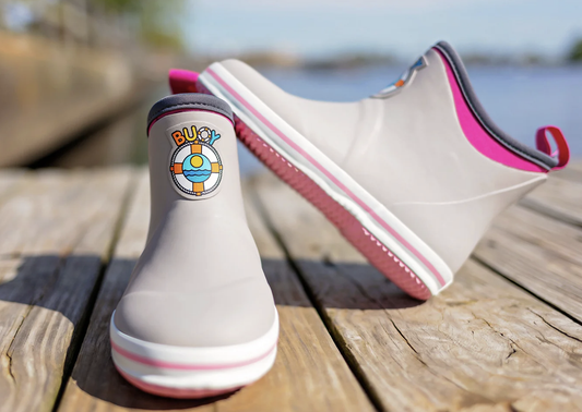 Buoy Boots Kids Pink/Grey