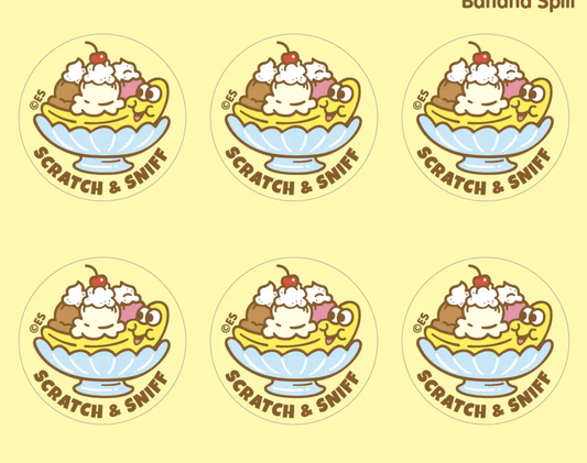 Banana Split Everythingsmells Scratch & Sniff Stickers