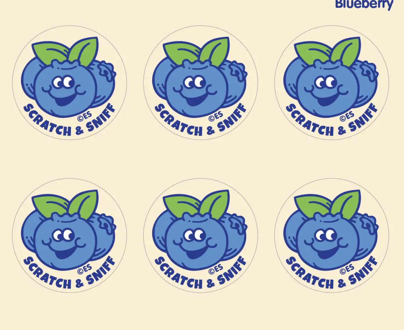 Blueberry Everythingsmells Scratch & Sniff Stickers