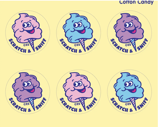 Cotton Candy Everythingsmells Scratch & Sniff Stickers