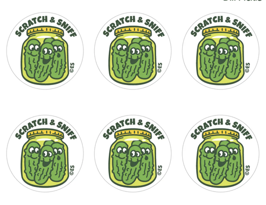 Dill Pickles Everythingsmells Scratch & Sniff Stickers
