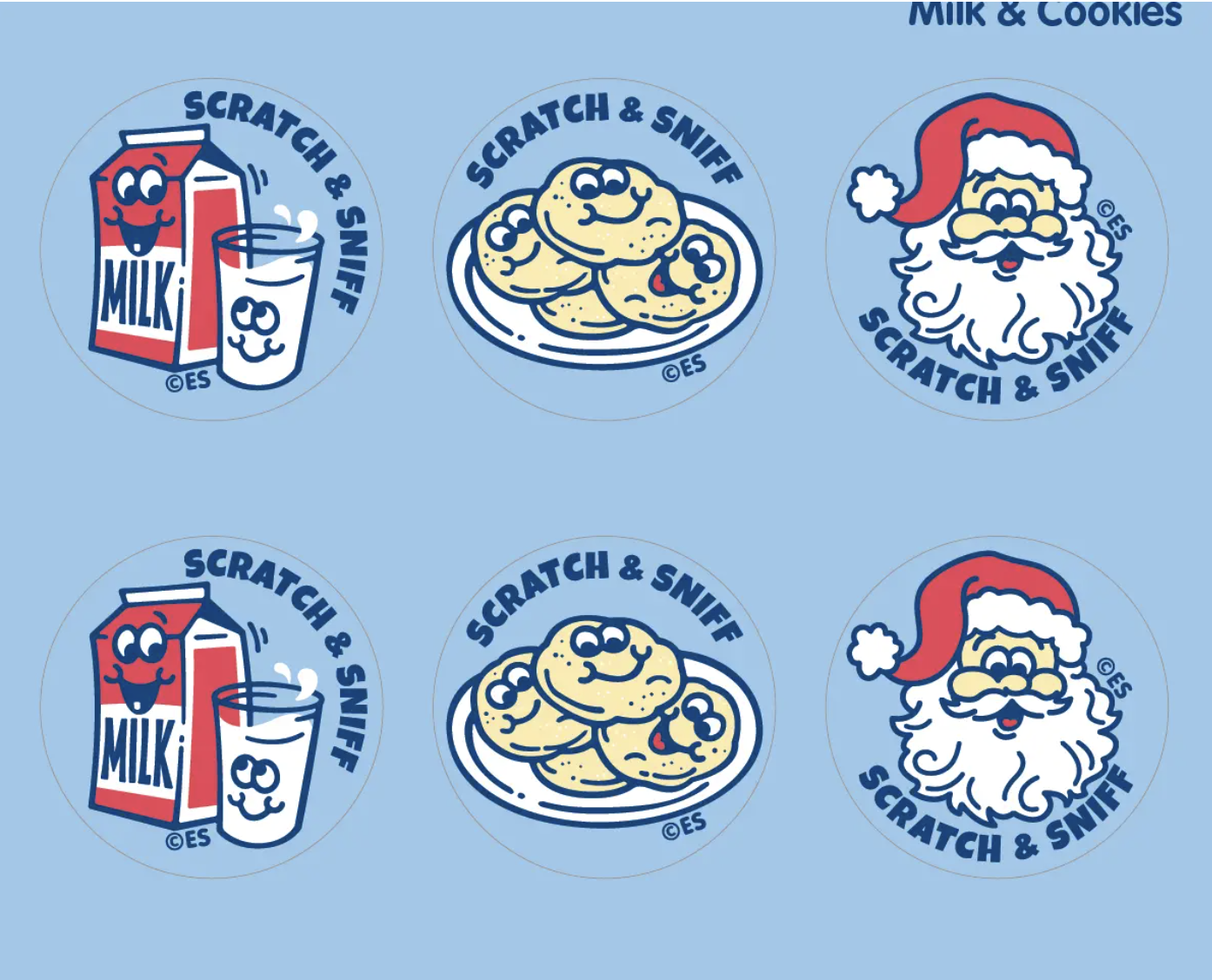 Milk & Cookies Everythingsmells Scratch & Sniff Stickers