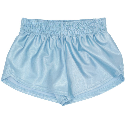 Steph Short in Light Blue Shimmer