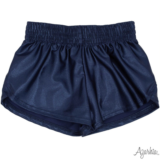 Steph Short in Navy Shimmer