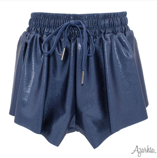 Shimmer Butterfly Short in Navy