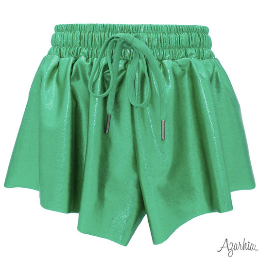 Shimmer Butterfly Short in Kelly Green