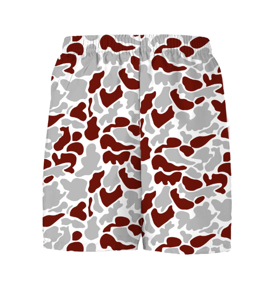Maroon Camo Billy Short