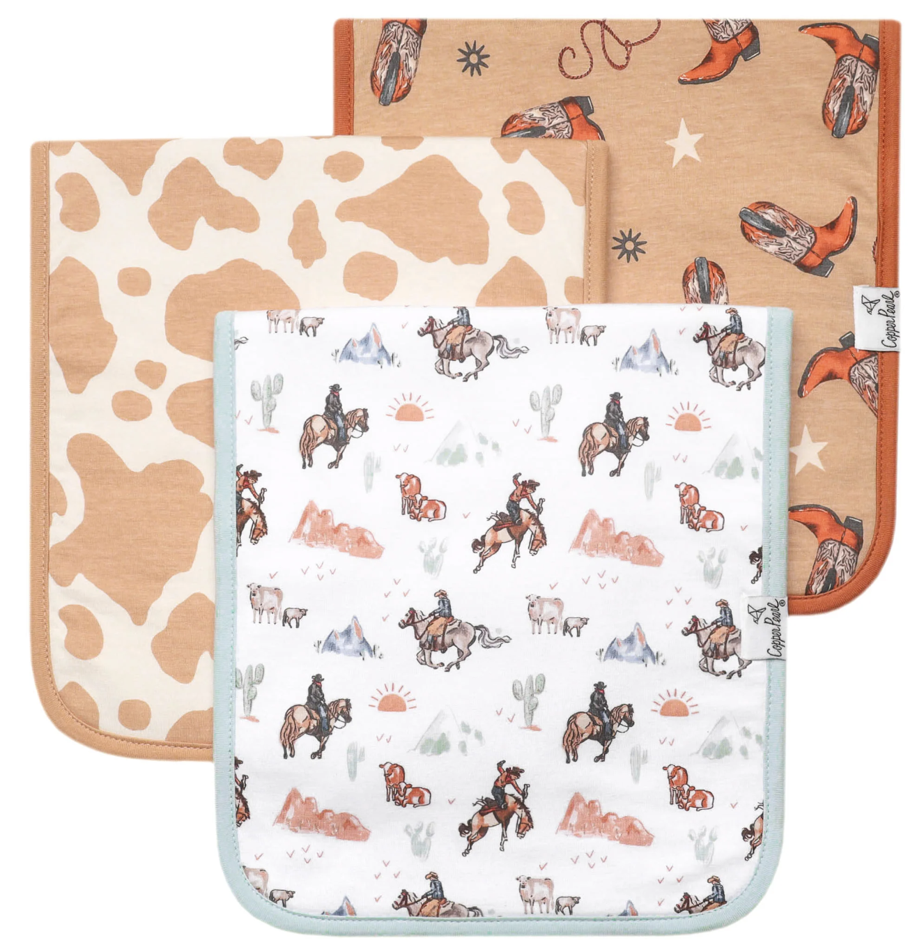 CP Boone Burp Cloths