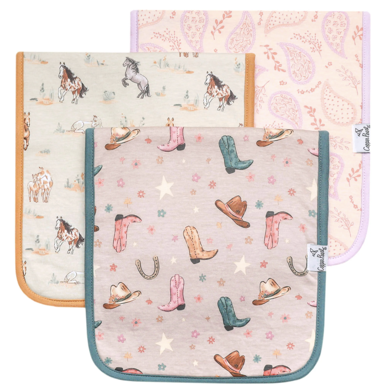 CP Cheyenne Burp Cloths