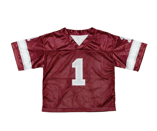 Belle Cher Maroon Football Jersey
