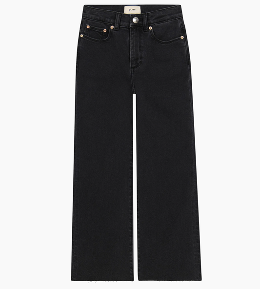 DL1961 Girl's Lily Wide Leg Jean Nightshade