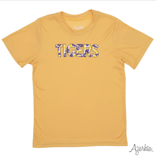 Azarhia Tigers Camo Gold Drifit Game Day Tee