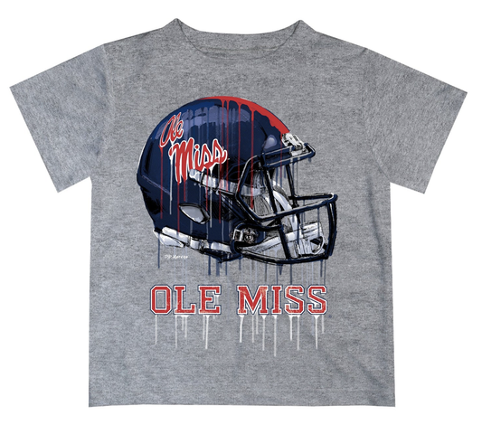 Ole Miss Rebels Original Dripping Football Helmet Tee