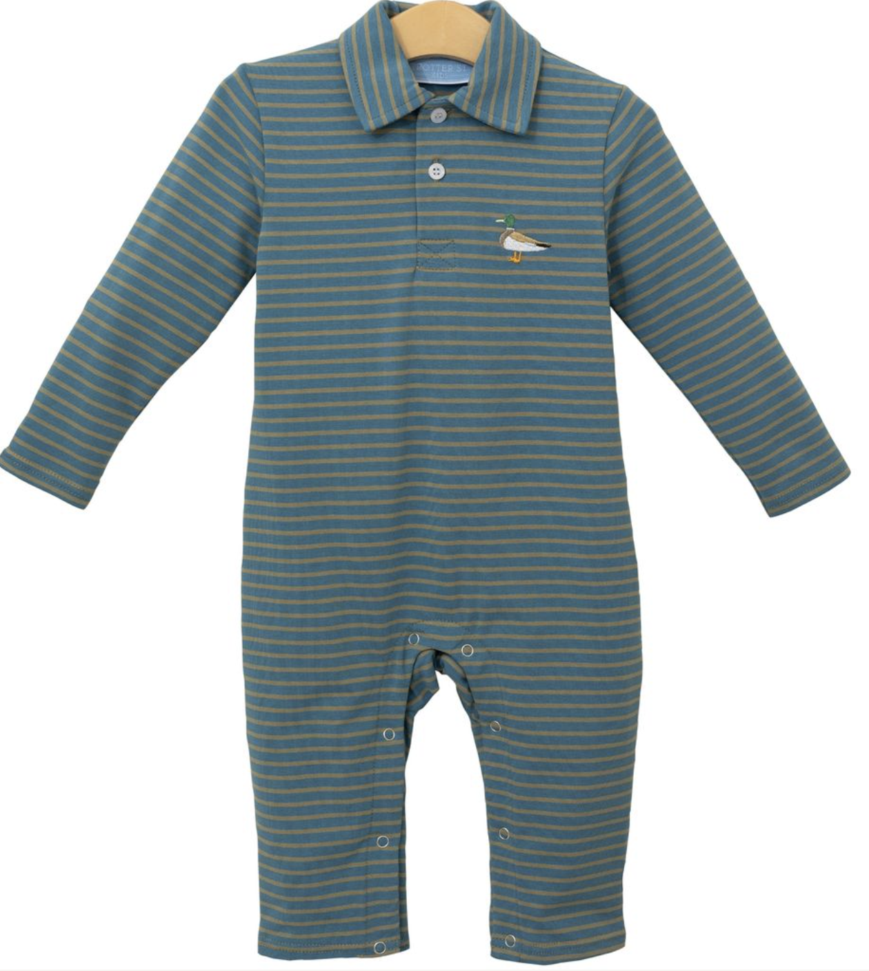 TSK Mallard Embroidery Polo Romper