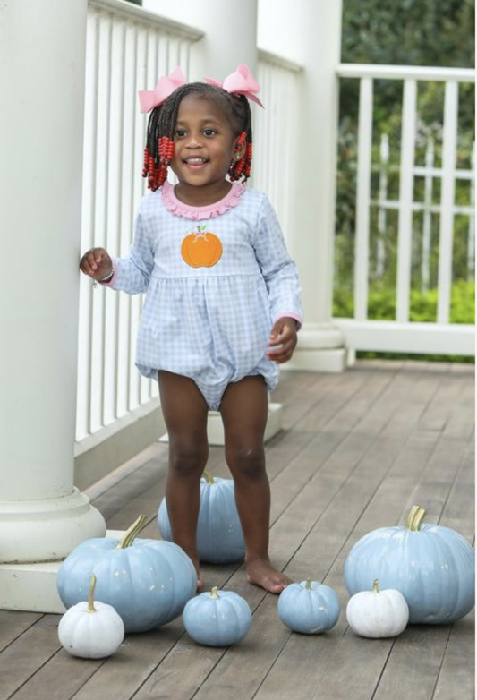 TSK Pumpkin LS Ruffle Bubble